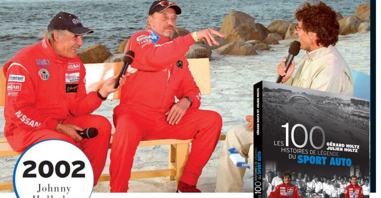 Johnny Hallyday Dakar cigarette Gérard Holtz Les 100 Histoires de Légende du Sport Auto